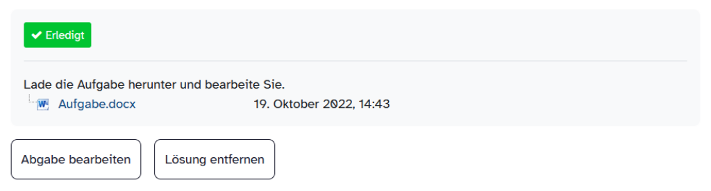 ByCS | Aufgabe - Abgabearten erklären