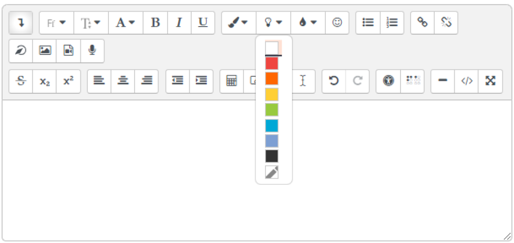 ByCS | Texteditor - Schrift farbig hervorheben