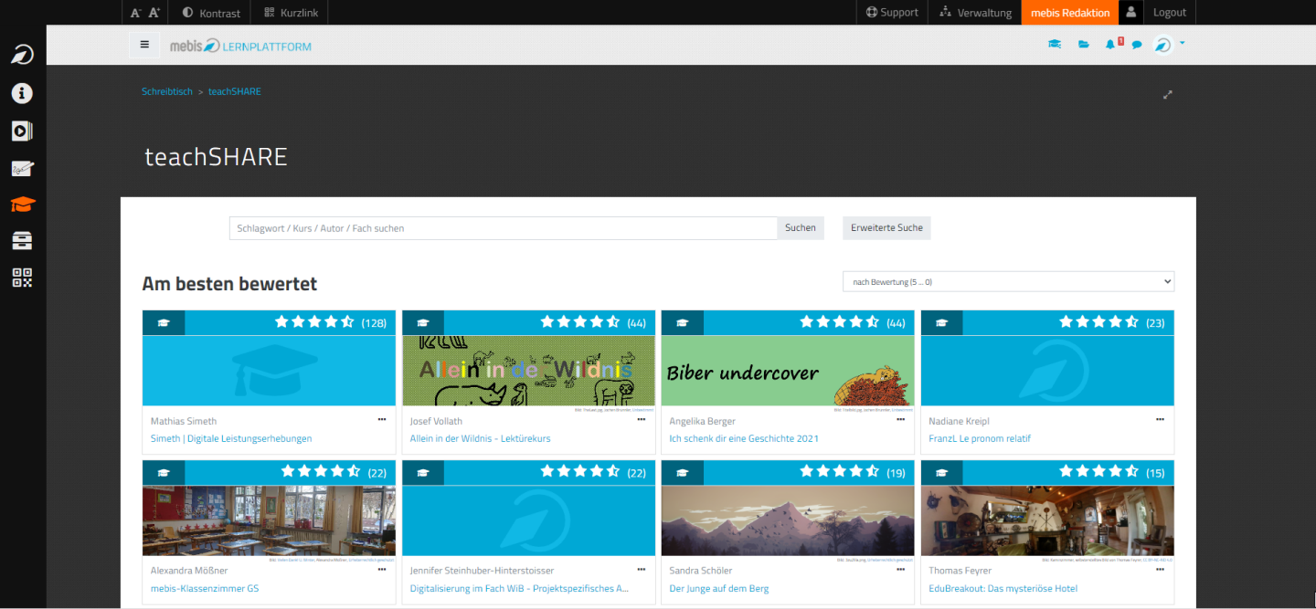 Teachshare Startseite