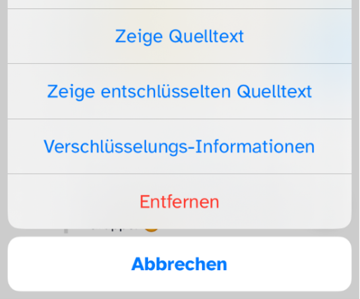 ByCS Nachrichten löschen (iOS)