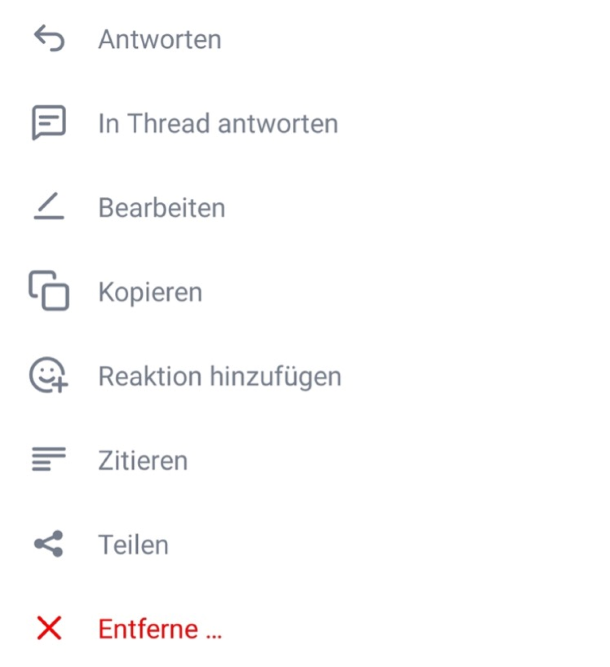 ByCS Nachrichten löschen (Android)