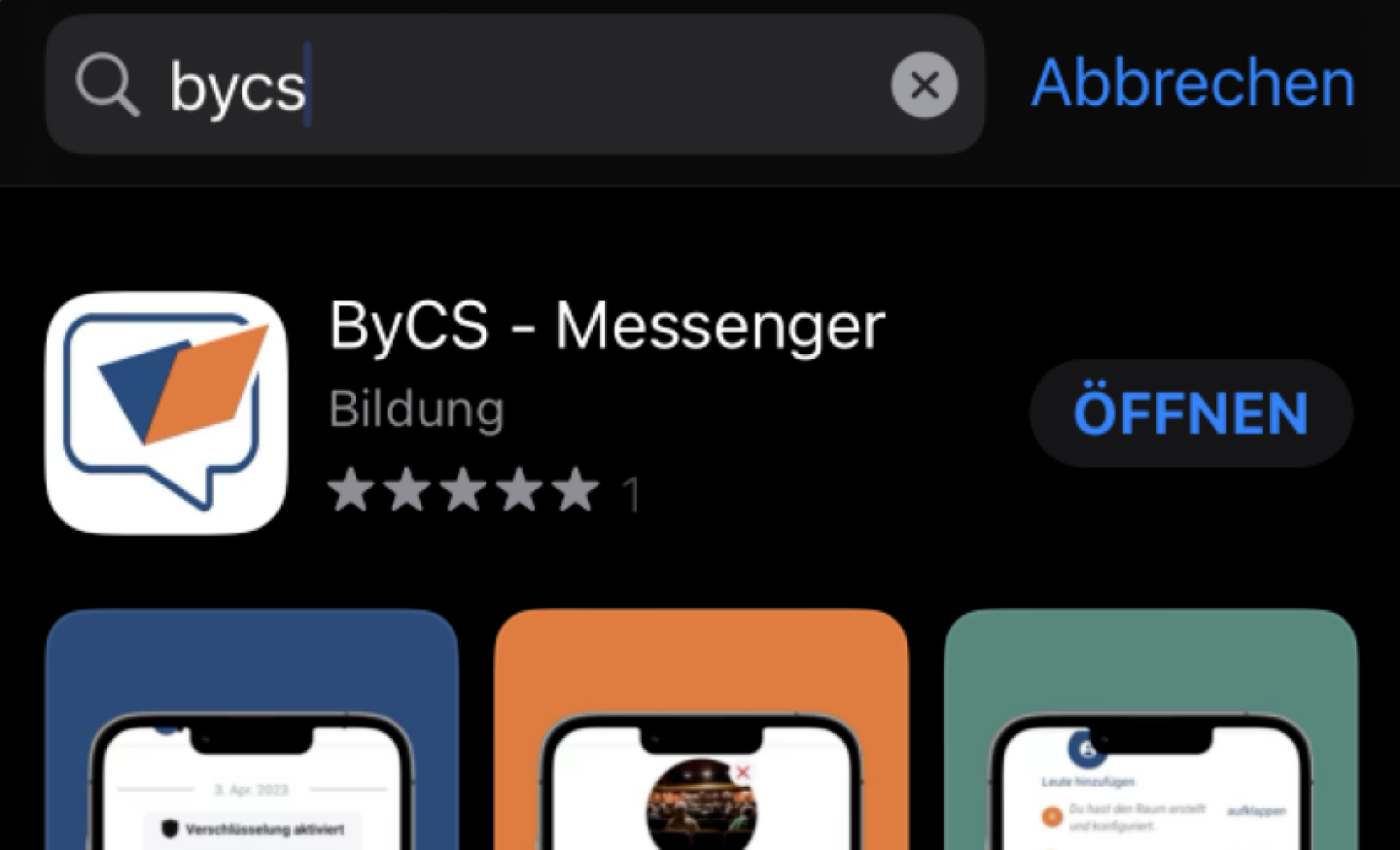 ByCS | Leitfaden für die Erstanmeldung im Messenger