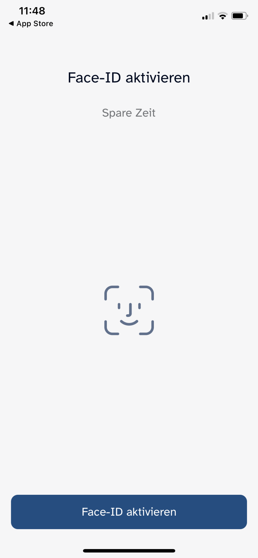 ByCS Biometrische Authentifizierung aktivieren (iOS)